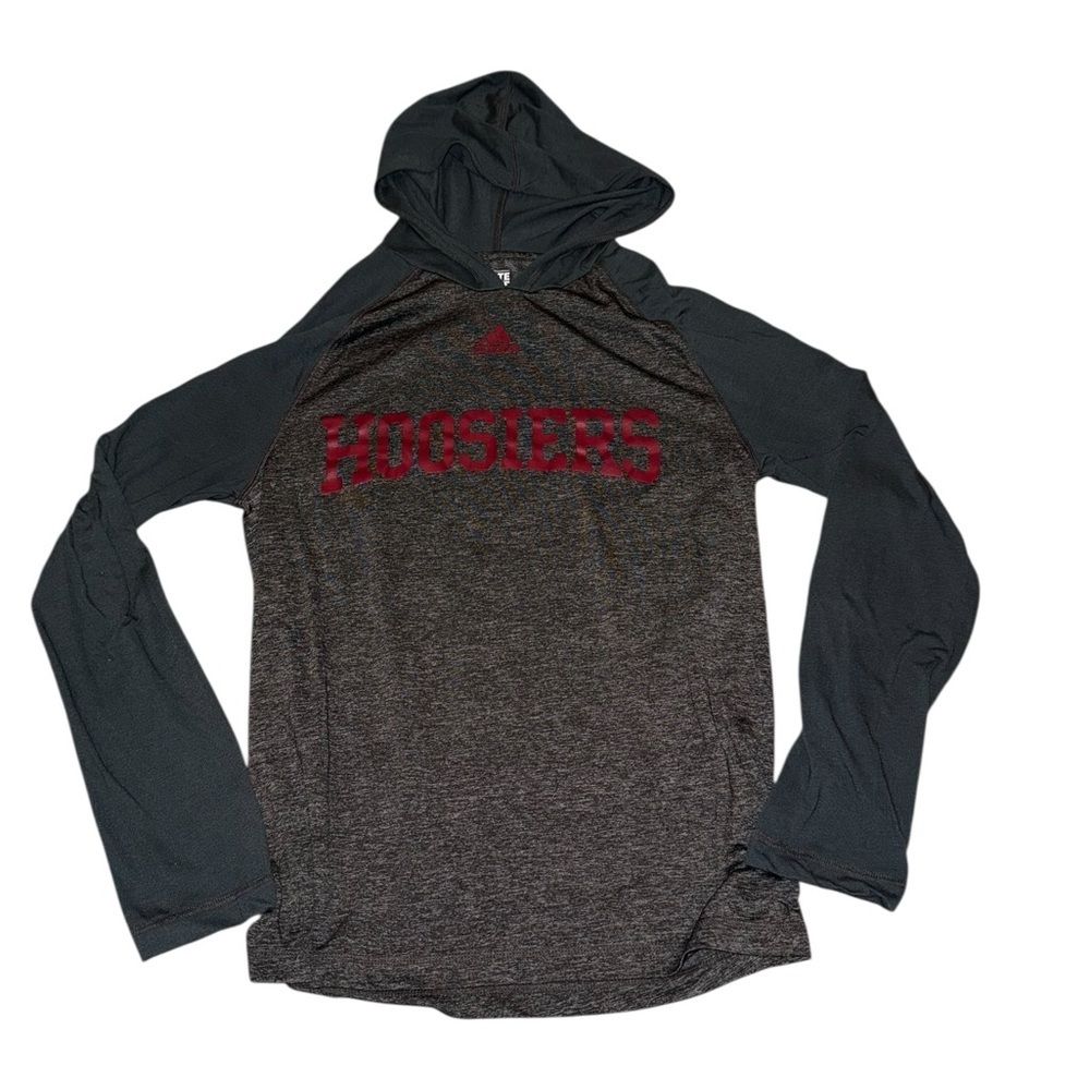 Indiana University Adidas Ultimate Tee Hooded Pullover Men’s Size Medium